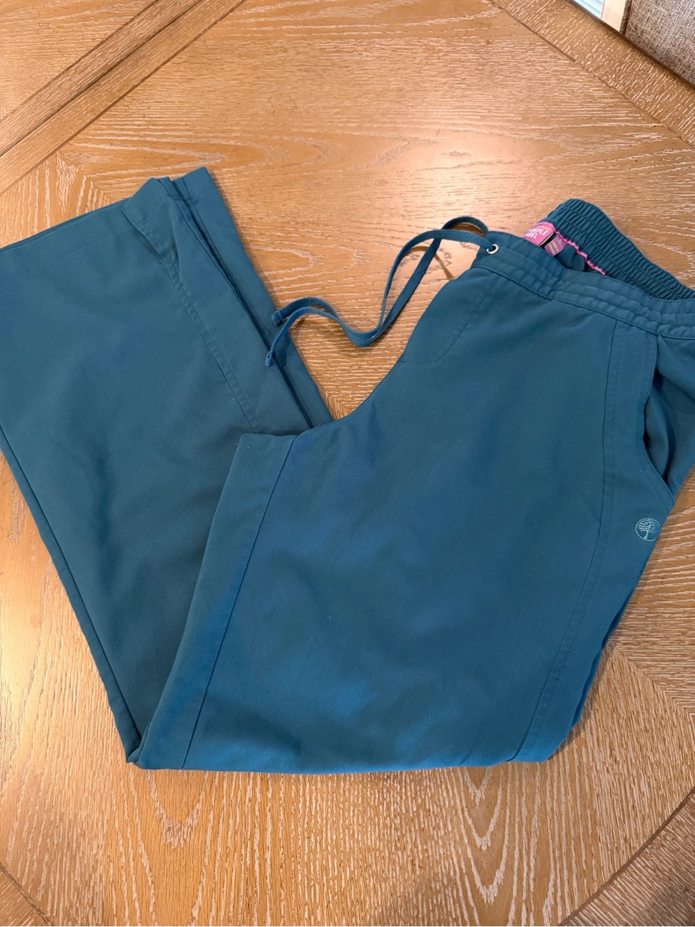 healing hands Women’s Drawstring “Purple Label” Scrub Pants -size Large